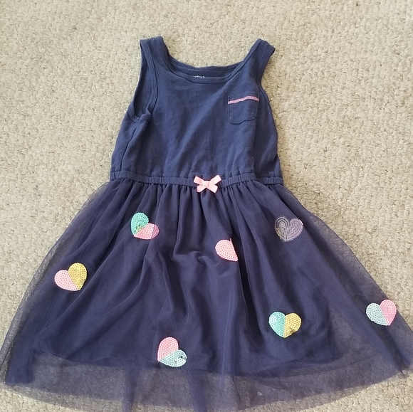 Girls T Shirt Dress With Tulle Skirt